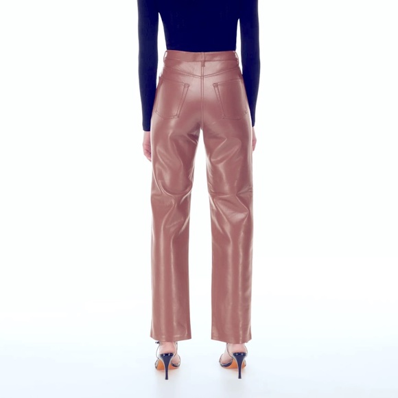 ARITZA - Wilfred - The Melina Pant - High-waisted Vegan Leather pants - Size 6 - Picture 7 of 15